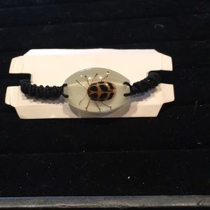 NWT Hot Topic Beetle Bracelet